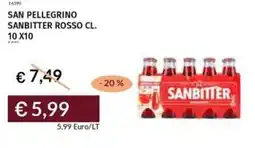 Prezzemolo e Vitale San pellegrino sanbitter rosso offerta