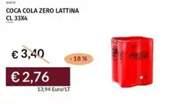 Prezzemolo e Vitale Coca cola zero lattina offerta