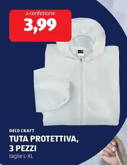 ALDI Deco craft tuta protettiva, 3 pezzi offerta