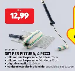 ALDI Deco craft set per pittura, 4 pezzi offerta