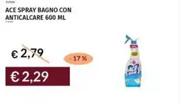 Prezzemolo e Vitale Ace spray bagno con anticalcare offerta