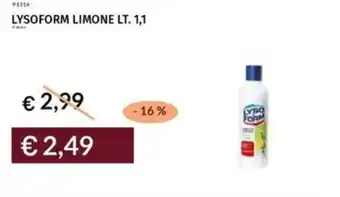 Prezzemolo e Vitale Lysoform limone offerta
