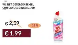 Prezzemolo e Vitale Wc net detergente gel con candeggina offerta