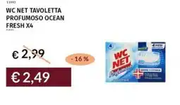 Prezzemolo e Vitale Wc net tavoletta profumoso ocean fresh x4 offerta