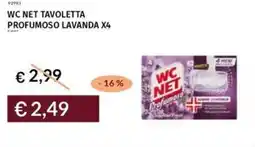 Prezzemolo e Vitale Wc net tavoletta profumoso lavanda x4 offerta