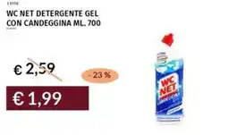 Prezzemolo e Vitale Wc net detergente gel con candeggina offerta