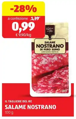 ALDI Il tagliere del re salame nostrano offerta