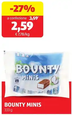 ALDI Bounty minis offerta