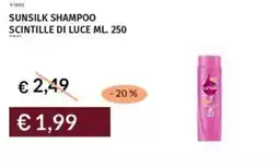 Prezzemolo e Vitale Sunsilk shampoo scintille di luce offerta
