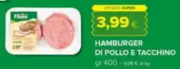 Tigre Fileni hamburger di pollo e tacchino offerta