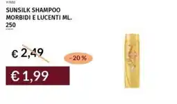 Prezzemolo e Vitale Sunsilk shampoo morbidi e lucenti offerta