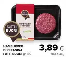 Tigre Hamburger di chianina FATTI BUONI offerta