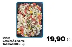 Tigre Sugo baccalà e olive taggiasche offerta
