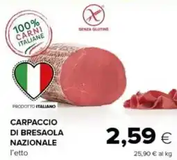 Tigre Carpaccio di bresaola nazionale offerta