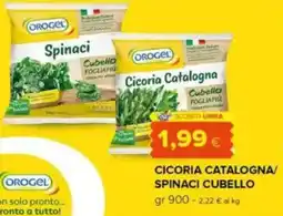 Tigre Orogel cicoria catalogna/ spinaci cubello offerta