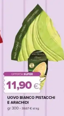 Tigre Uovo bianco pistacchi e arachidi offerta