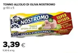 Tigre Tonno all'olio di oliva NOSTROMO offerta