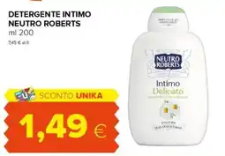 Tigre Detergente intimo NEUTRO ROBERTS offerta