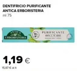 Tigre Dentifricio purificante ANTICA ERBORISTERIA offerta