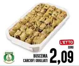 Al Discount Buscema carciofi grigliati offerta