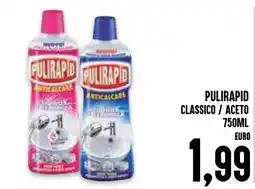 Al Discount Pulirapid classico / aceto offerta