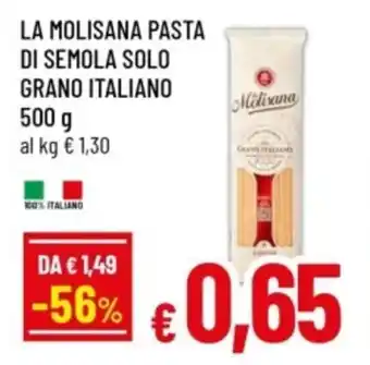 La molisana pasta di semola solo grano italiano