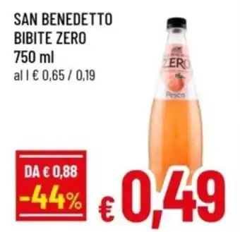 San benedetto bibite zero