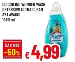Famila Coccolino wonder wash detersivo ultra clean offerta