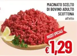 Famila Macinato scelto di bovino adulto scottona offerta
