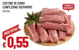 Famila Costine di suino confezione risparmio offerta