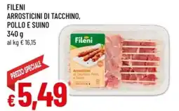Famila Fileni arrosticini di tacchino, pollo e suino offerta