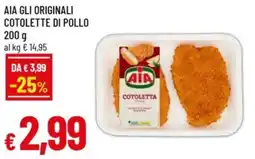 Famila Aia gli originali cotolette di pollo offerta