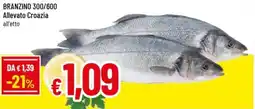 Famila Branzino 300/600 allevato croazia offerta