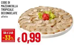 Famila Code di mazzancolla tropicale decongelate offerta