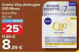 Carrefour Market Crema Viso Antirughe Q10 Nivea offerta