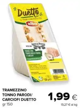 Oasi Tramezzino tonno parodi/ carciofi DUETTO offerta