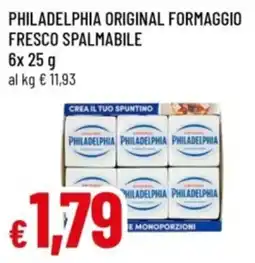 Famila Philadelphia original formaggio fresco spalmabile offerta