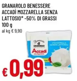 Famila Granarolo benessere accadì mozzarella senza lattosio-50% di grassi offerta