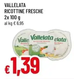 Famila Vallelata ricottine fresche offerta