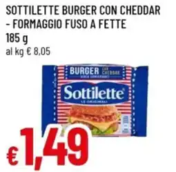 Famila Sottilette burger con cheddar - formaggio fuso a fette offerta