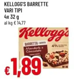 Famila Kellogg's barrette offerta