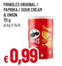 Famila Pringles original/ paprika/sour cream & onion offerta