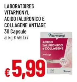Famila Laboratoires vitarmonyl acido ialuronico e collagene antiage offerta
