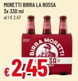 Famila Moretti birra la rossa offerta