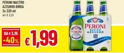 Famila Peroni nastro azzurro birra offerta