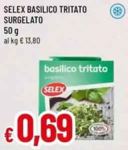 Famila Selex basilico tritato surgelato offerta