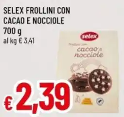 Famila Selex frollini con cacao e nocciole offerta