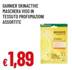 Famila Garnier skinactive maschera viso in tessuto offerta