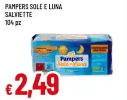 Famila Pampers sole e luna salviette offerta