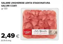Oasi Salame ungherese lenta stagionatura salumi COATI offerta